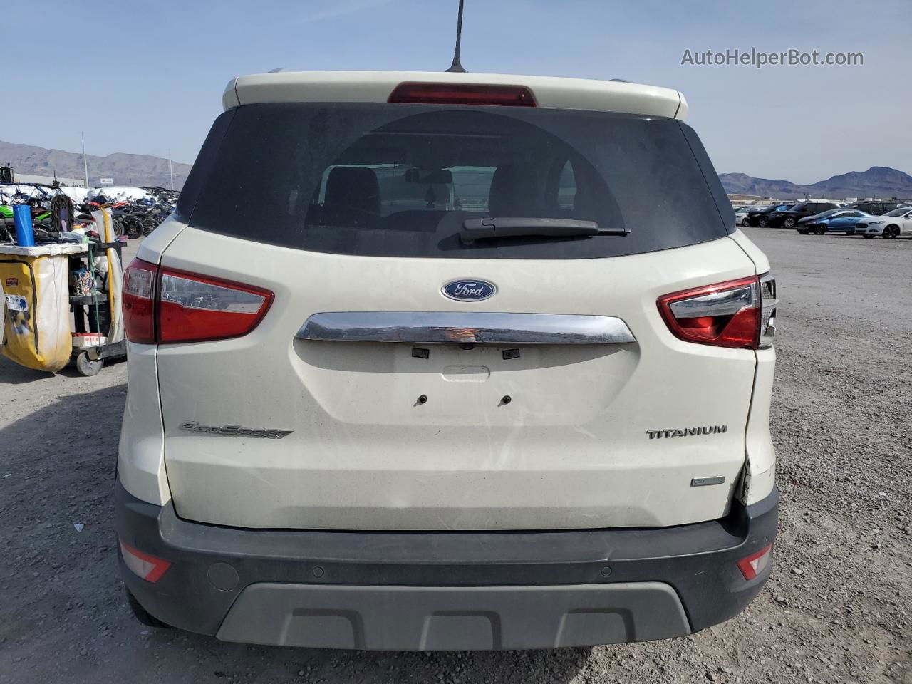 2020 Ford Ecosport Titanium Белый vin: MAJ3S2KE0LC365539