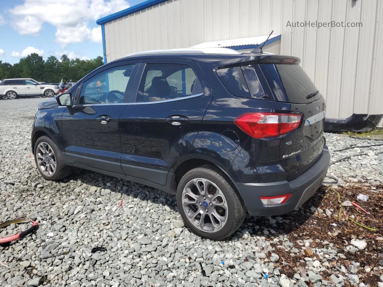 2020 Ford Ecosport Titanium Черный vin: MAJ3S2KE1LC360009