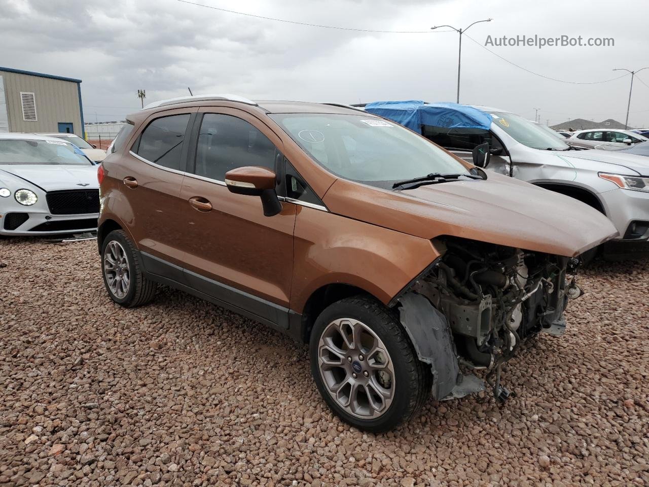 2019 Ford Ecosport Titanium Оранжевый vin: MAJ3S2KE2KC261259