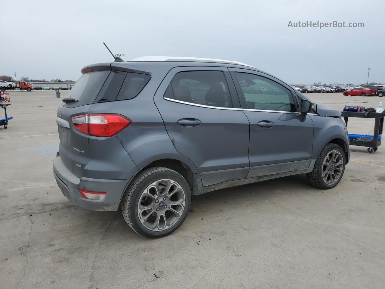 2019 Ford Ecosport Titanium Gray vin: MAJ3S2KE2KC308340