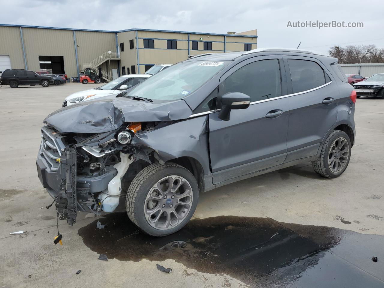 2019 Ford Ecosport Titanium Gray vin: MAJ3S2KE2KC308340