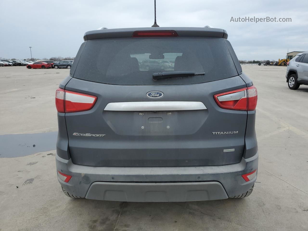 2019 Ford Ecosport Titanium Gray vin: MAJ3S2KE2KC308340