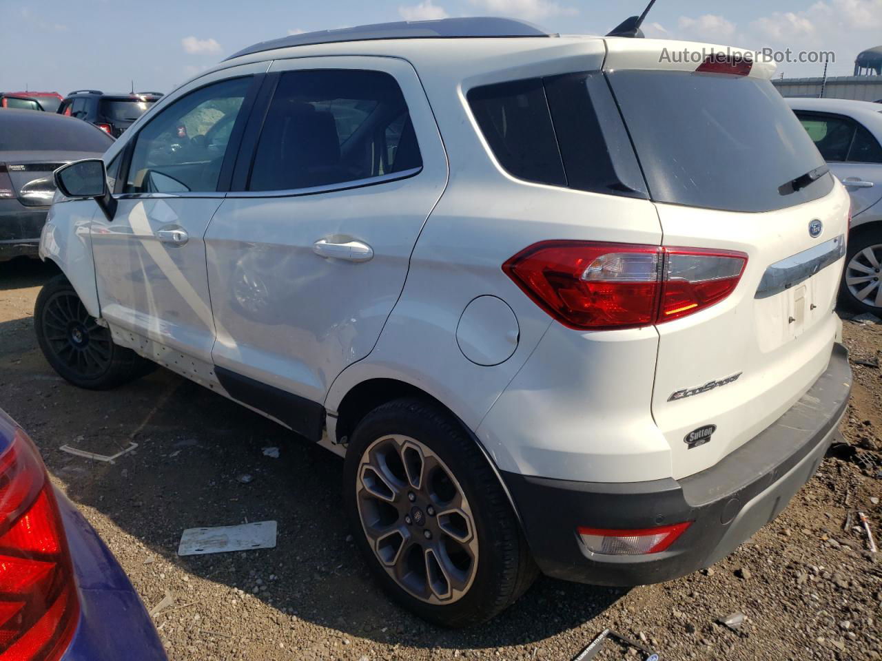 2020 Ford Ecosport Titanium White vin: MAJ3S2KE2LC388983