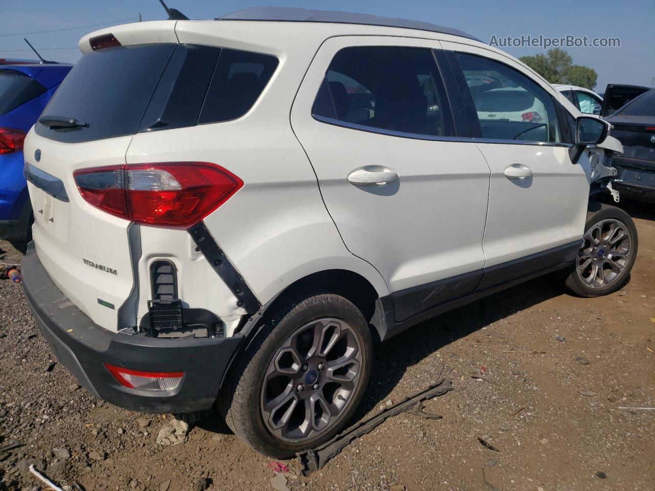 2020 Ford Ecosport Titanium White vin: MAJ3S2KE2LC388983