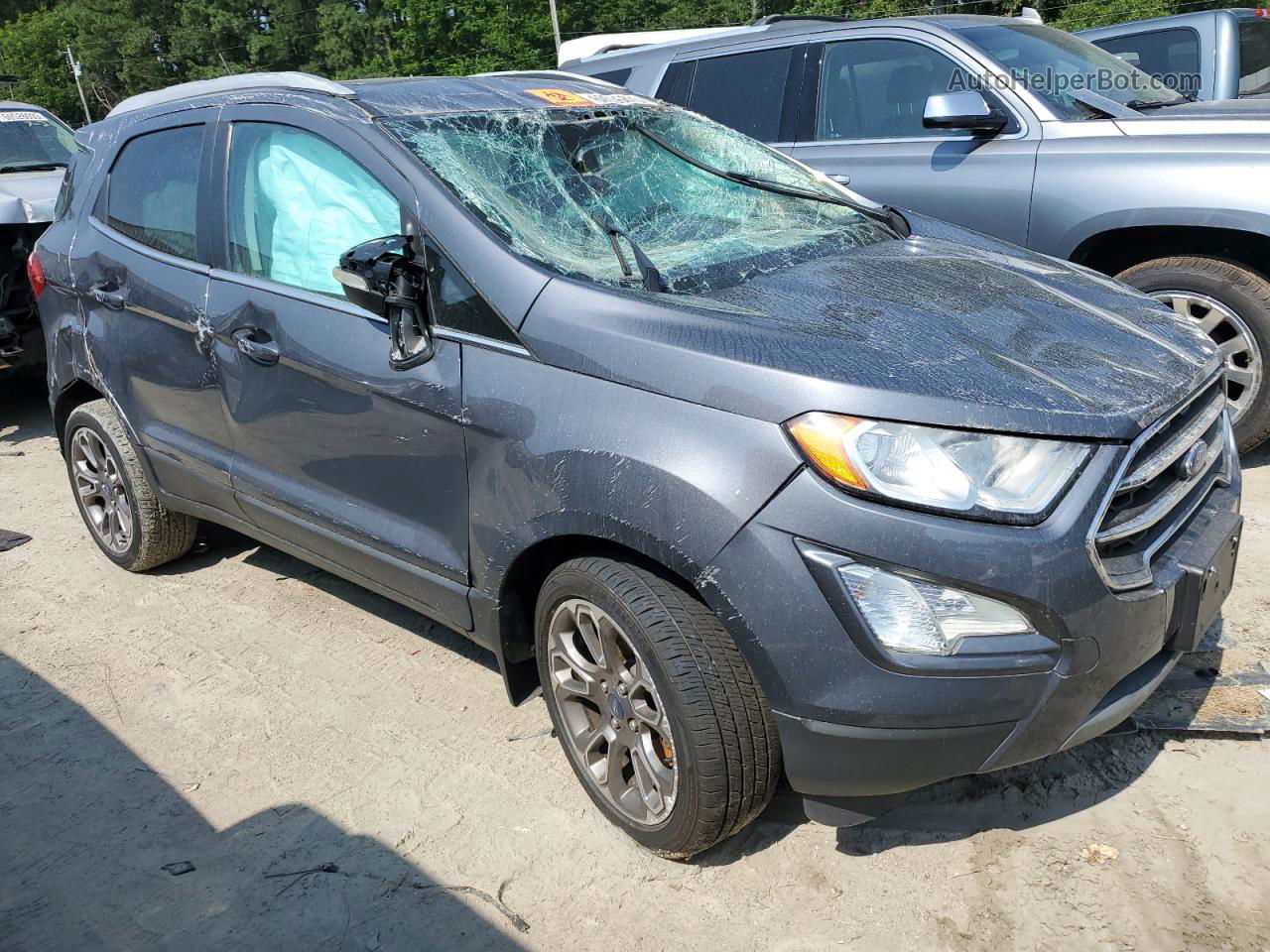 2019 Ford Ecosport Titanium Gray vin: MAJ3S2KE7KC269082