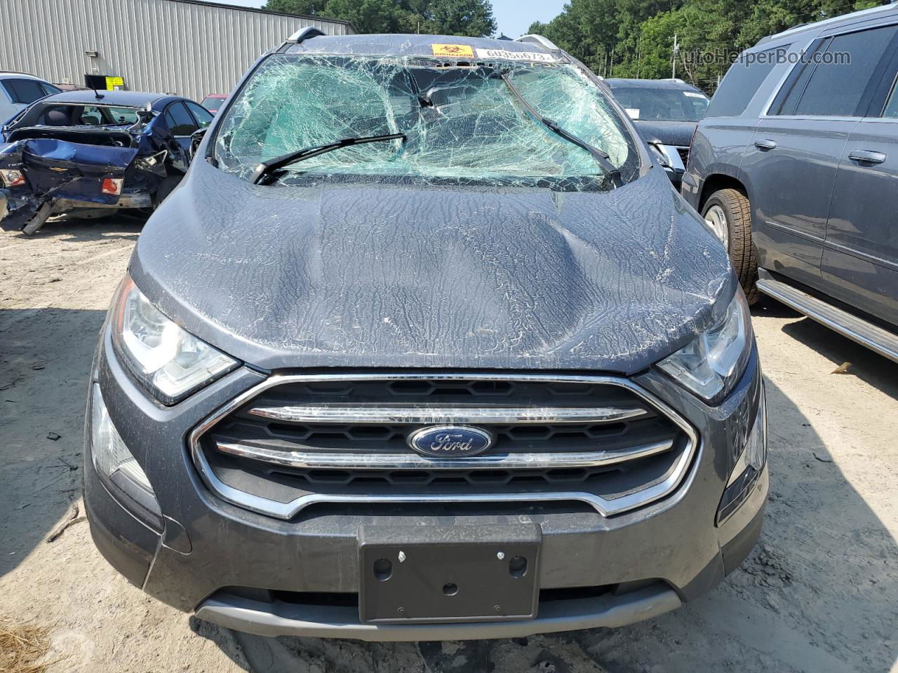 2019 Ford Ecosport Titanium Gray vin: MAJ3S2KE7KC269082