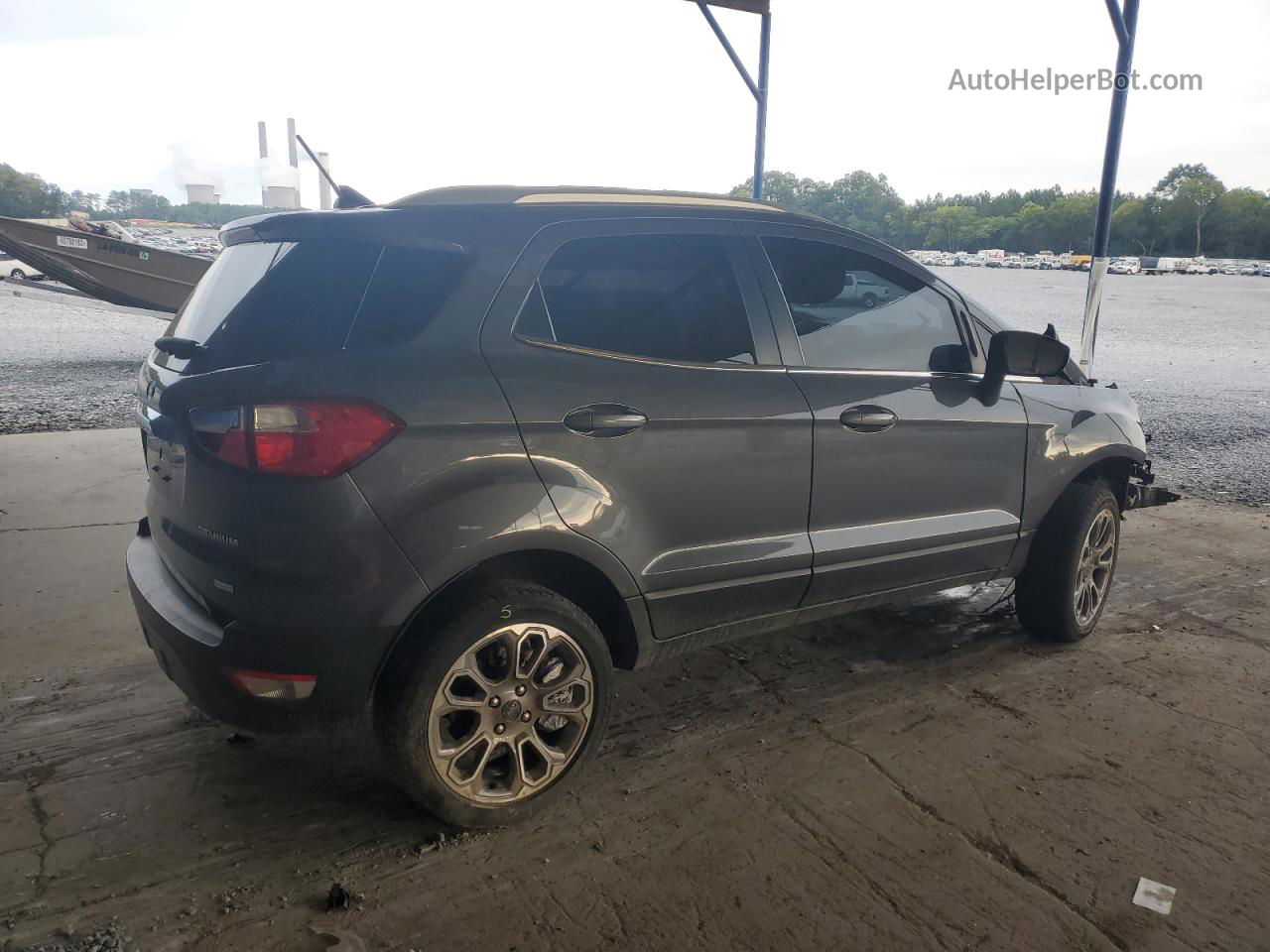 2019 Ford Ecosport Titanium Gray vin: MAJ3S2KE7KC307460