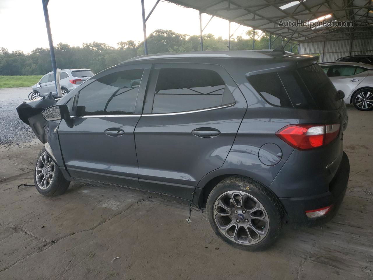 2019 Ford Ecosport Titanium Серый vin: MAJ3S2KE7KC307460