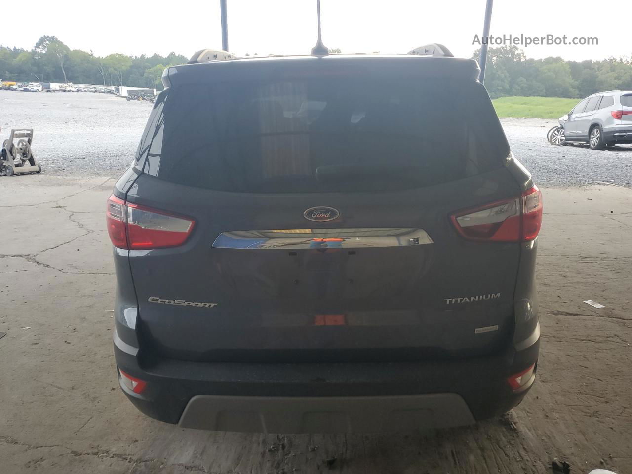 2019 Ford Ecosport Titanium Gray vin: MAJ3S2KE7KC307460