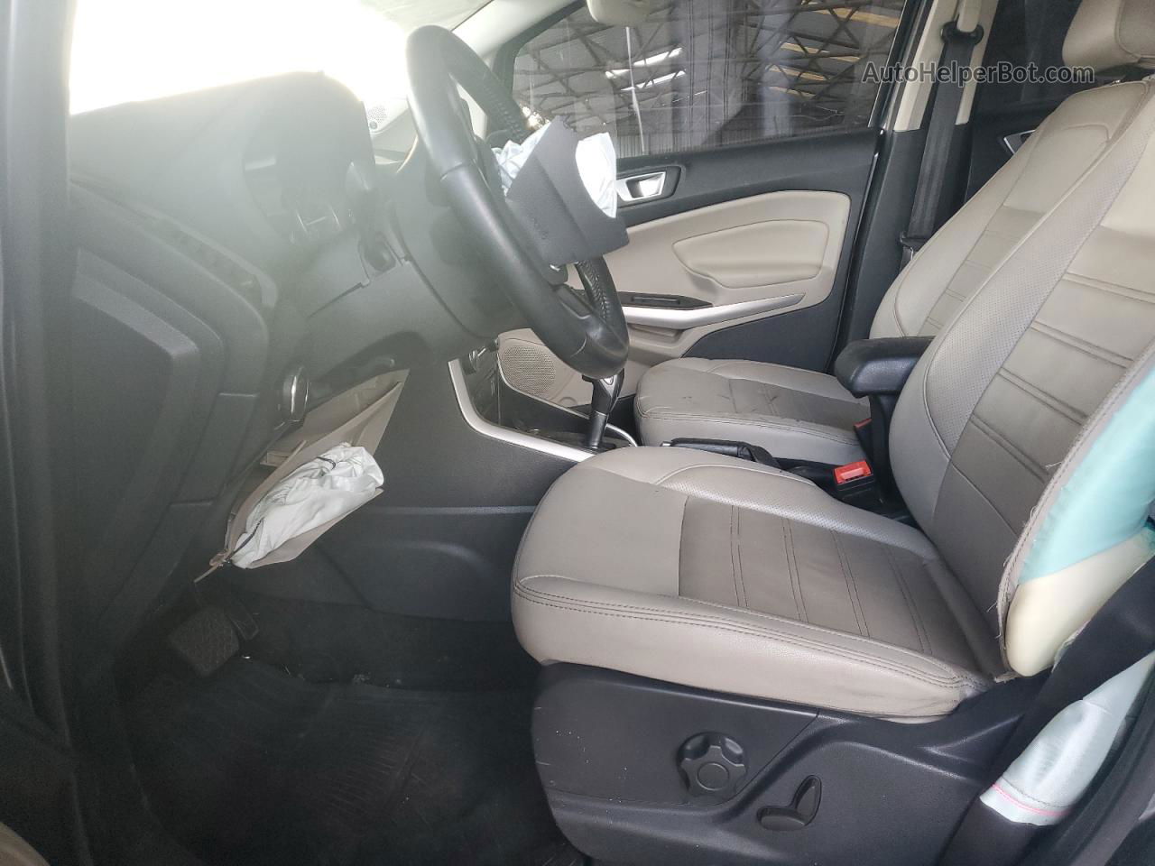 2019 Ford Ecosport Titanium Gray vin: MAJ3S2KE7KC307460