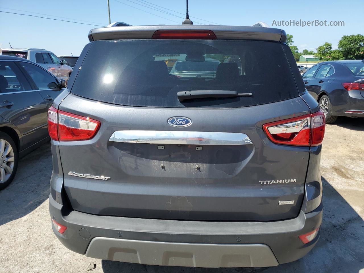 2020 Ford Ecosport Titanium Синий vin: MAJ3S2KE7LC382970