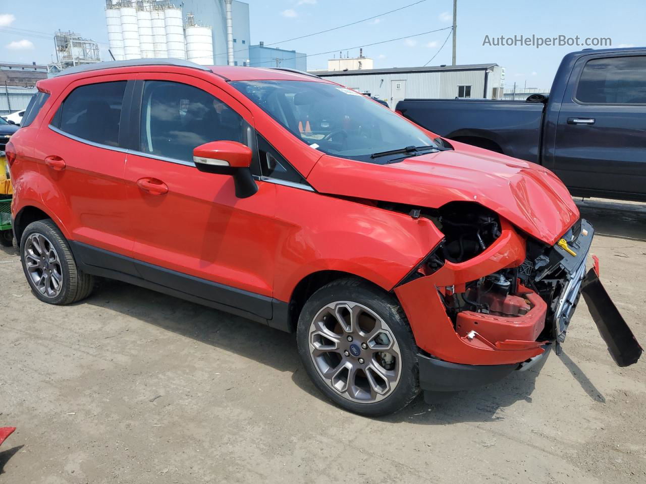 2020 Ford Ecosport Titanium Red vin: MAJ3S2KE8LC319117