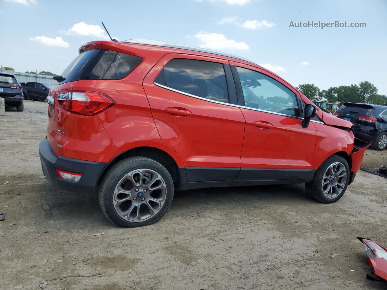 2020 Ford Ecosport Titanium Red vin: MAJ3S2KE8LC319117