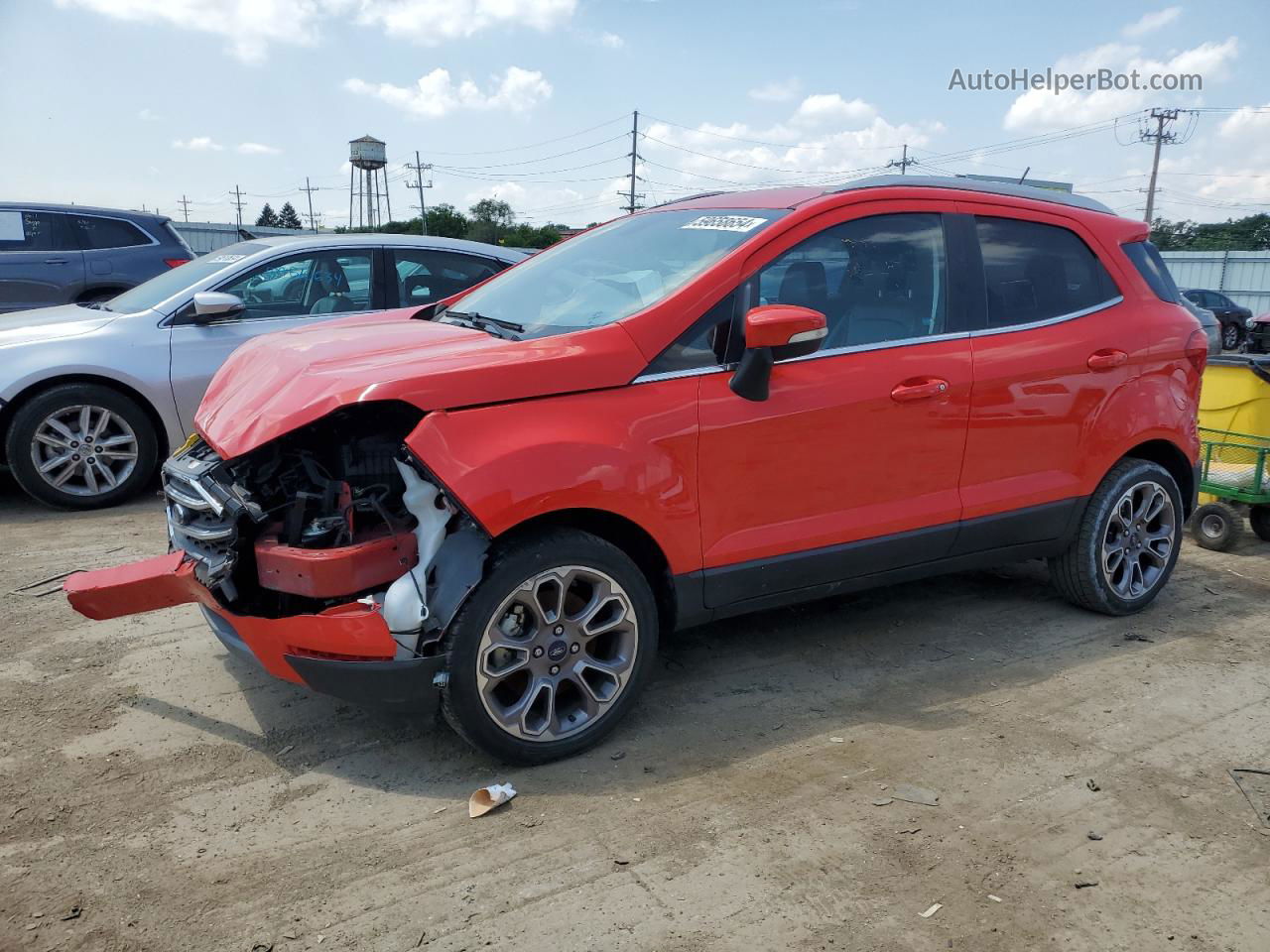 2020 Ford Ecosport Titanium Red vin: MAJ3S2KE8LC319117