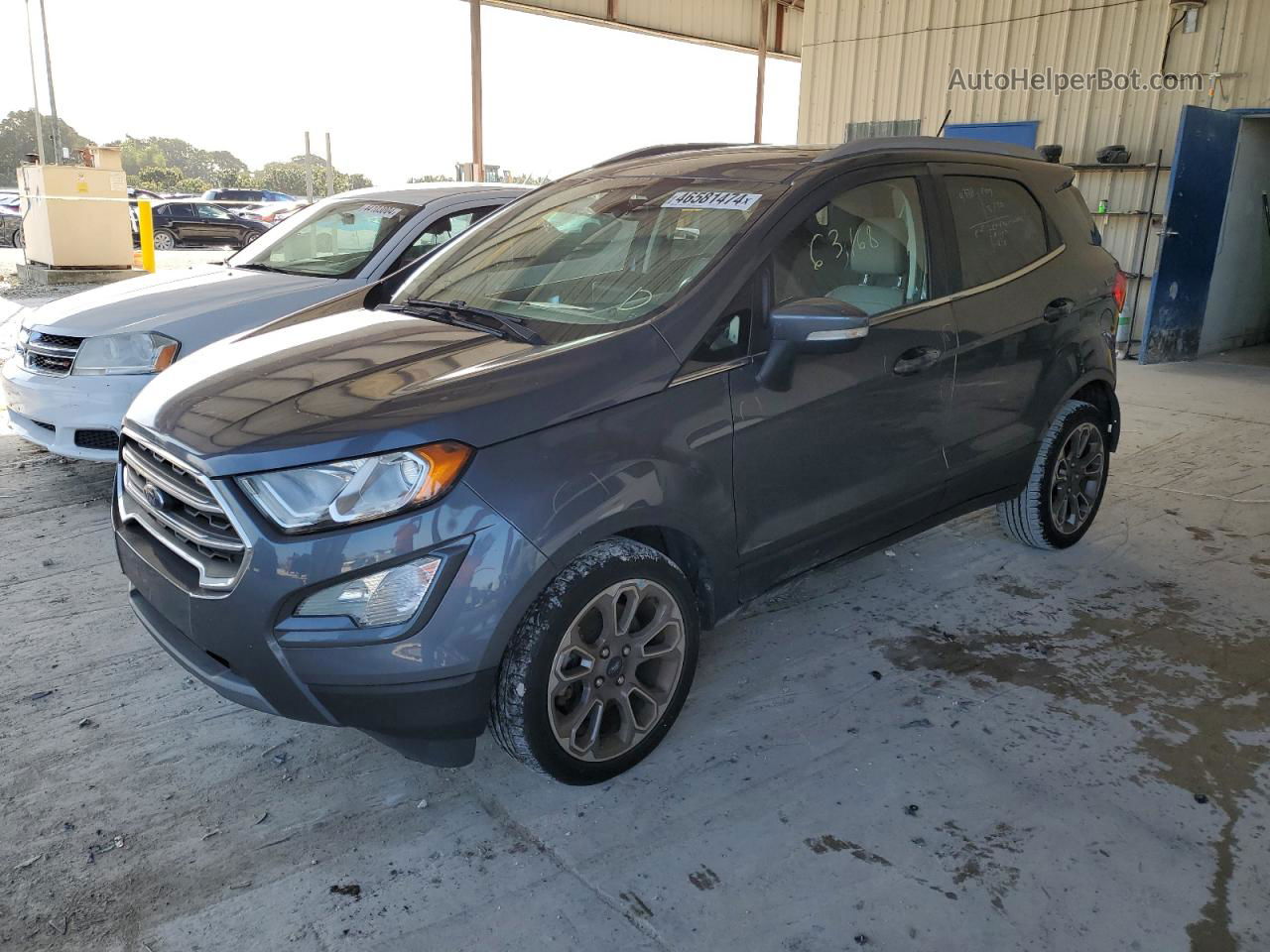 2019 Ford Ecosport Titanium Gray vin: MAJ3S2KE9KC275417