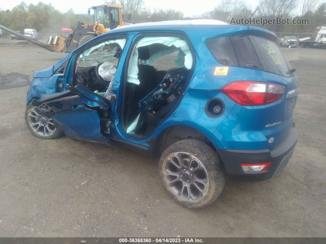 2020 Ford Ecosport Titanium Blue vin: MAJ6S3KL3LC330298