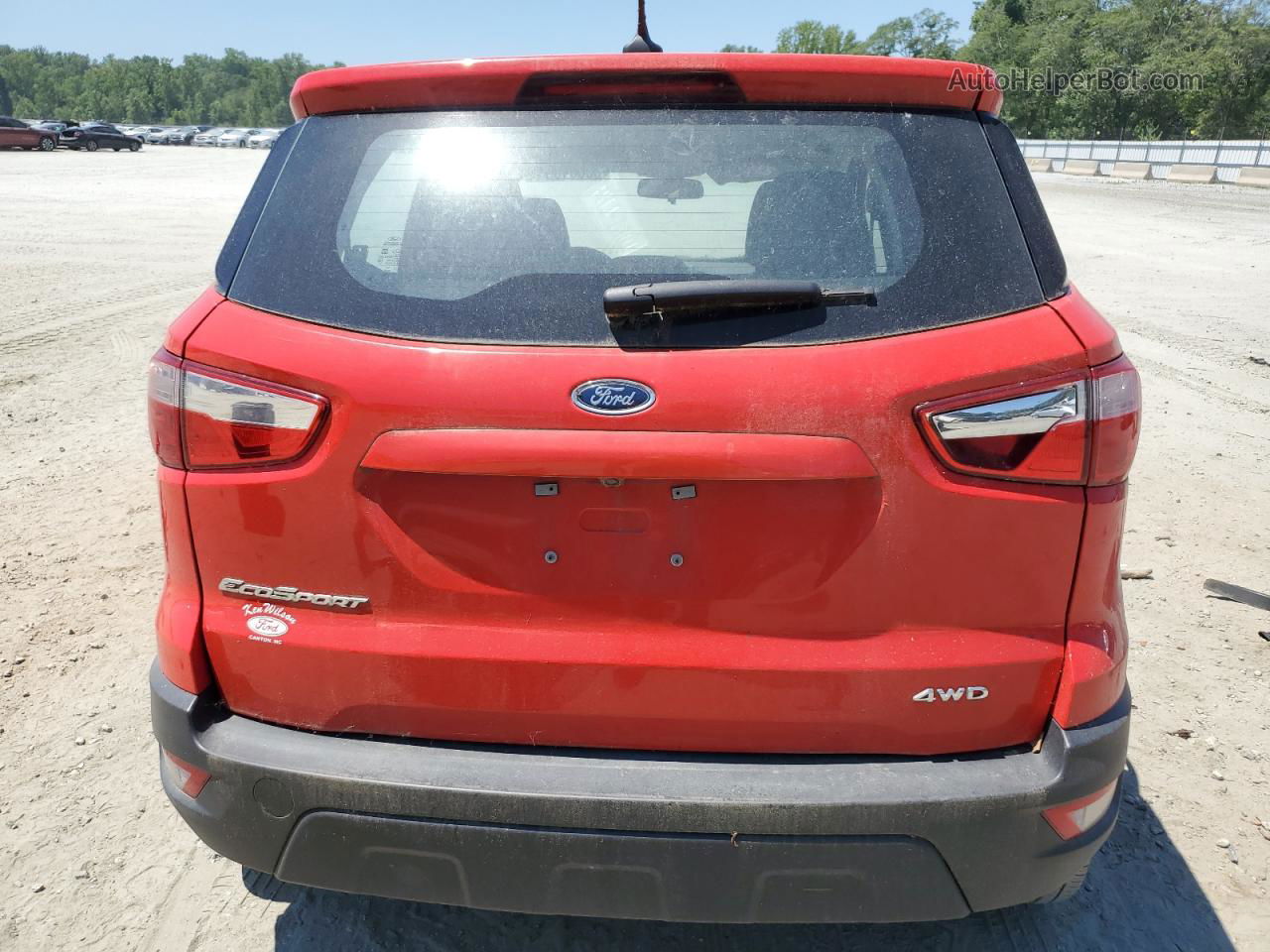 2020 Ford Ecosport S Red vin: MAJ6S3FL0LC347456