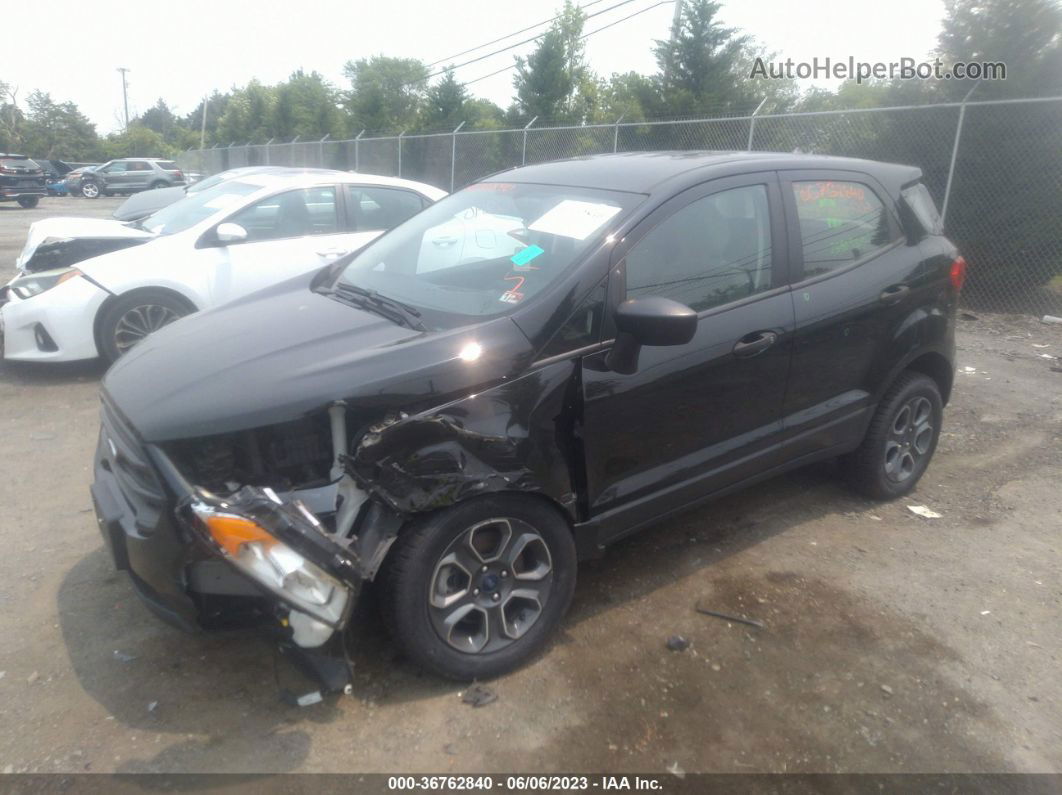 2019 Ford Ecosport S Black vin: MAJ6S3FL1KC277741