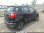 2019 Ford Ecosport S Black vin: MAJ6S3FL1KC277741