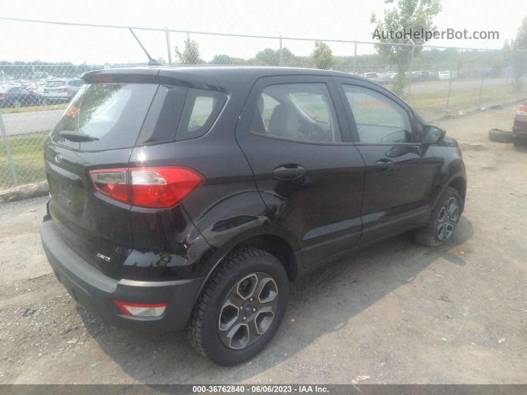 2019 Ford Ecosport S Черный vin: MAJ6S3FL1KC277741