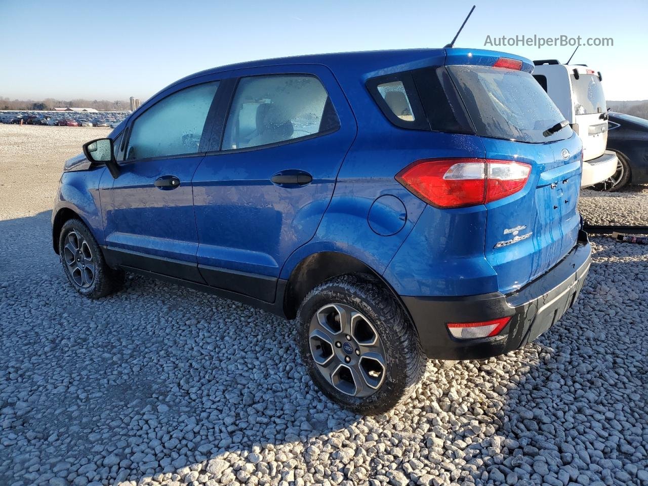 2019 Ford Ecosport S Синий vin: MAJ6S3FL1KC278808
