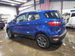 2019 Ford Ecosport S Blue vin: MAJ6S3FL2KC305482