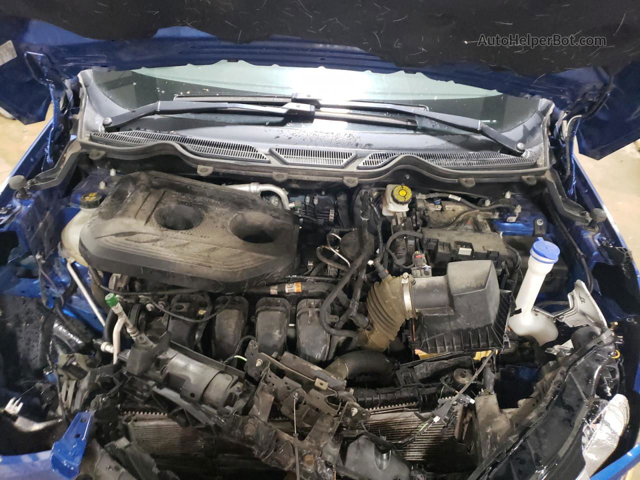 2019 Ford Ecosport S Blue vin: MAJ6S3FL2KC305482