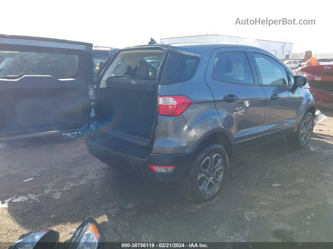 2020 Ford Ecosport S Gray vin: MAJ6S3FL2LC386596