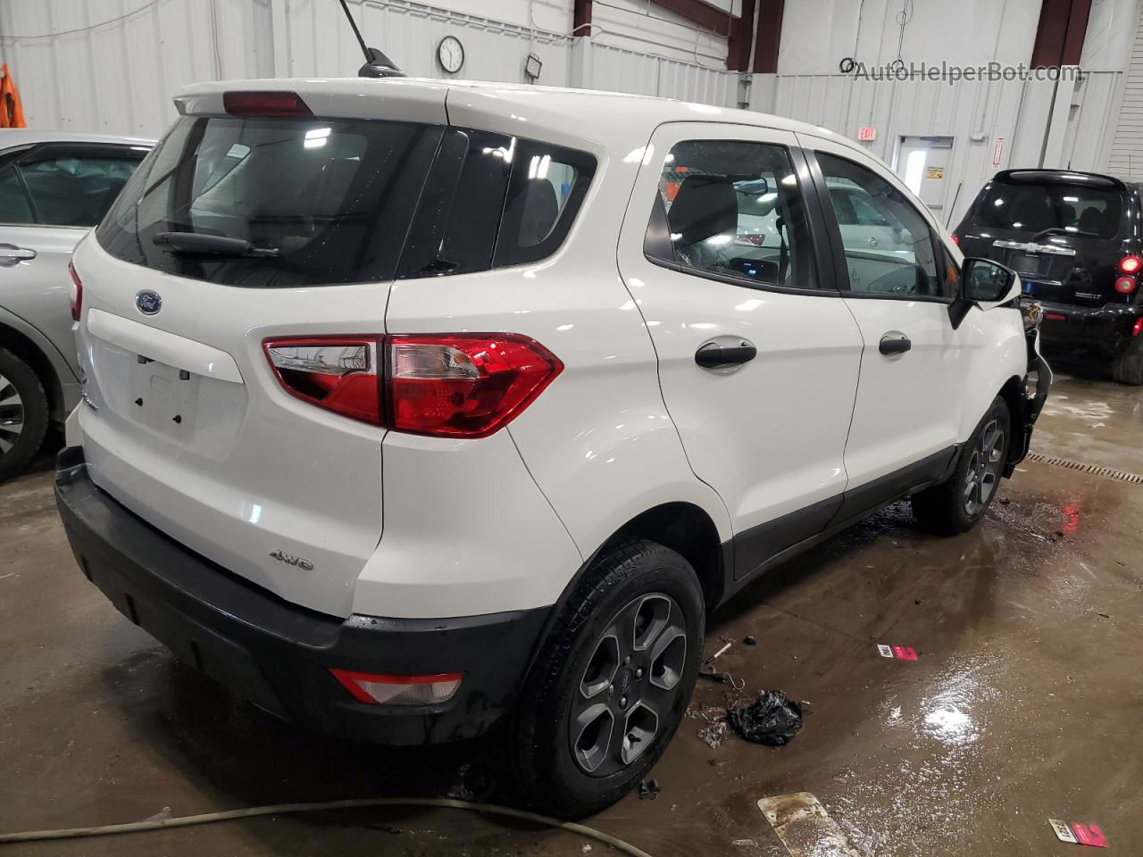 2020 Ford Ecosport S White vin: MAJ6S3FL4LC367130