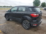 2019 Ford Ecosport S Black vin: MAJ6S3FL5KC276110