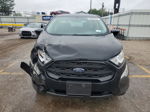 2019 Ford Ecosport S Black vin: MAJ6S3FL5KC276110