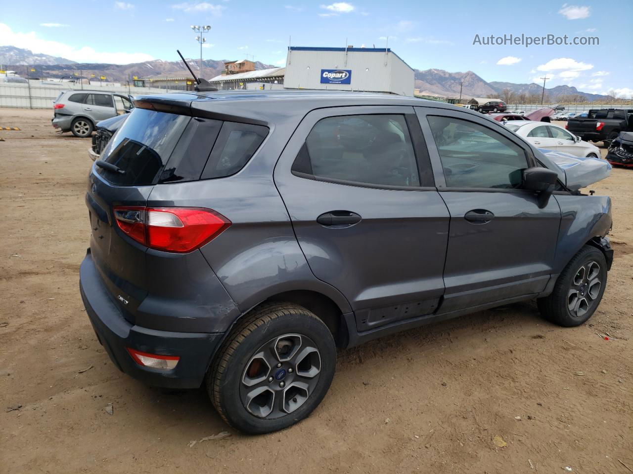 2020 Ford Ecosport S Gray vin: MAJ6S3FL5LC390755