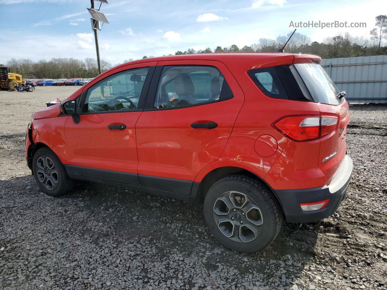 2019 Ford Ecosport S Red vin: MAJ6S3FL6KC256612