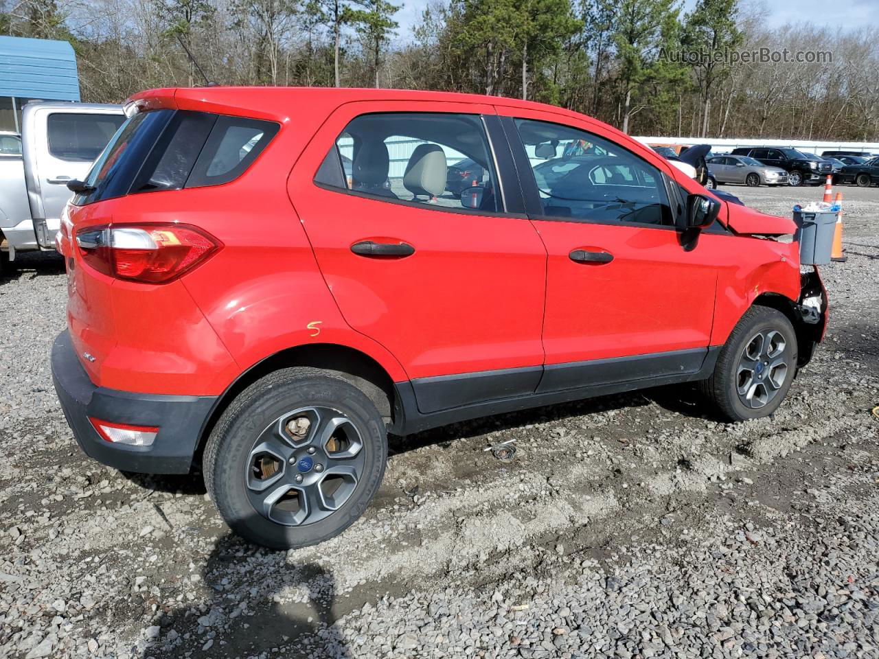 2019 Ford Ecosport S Red vin: MAJ6S3FL6KC256612