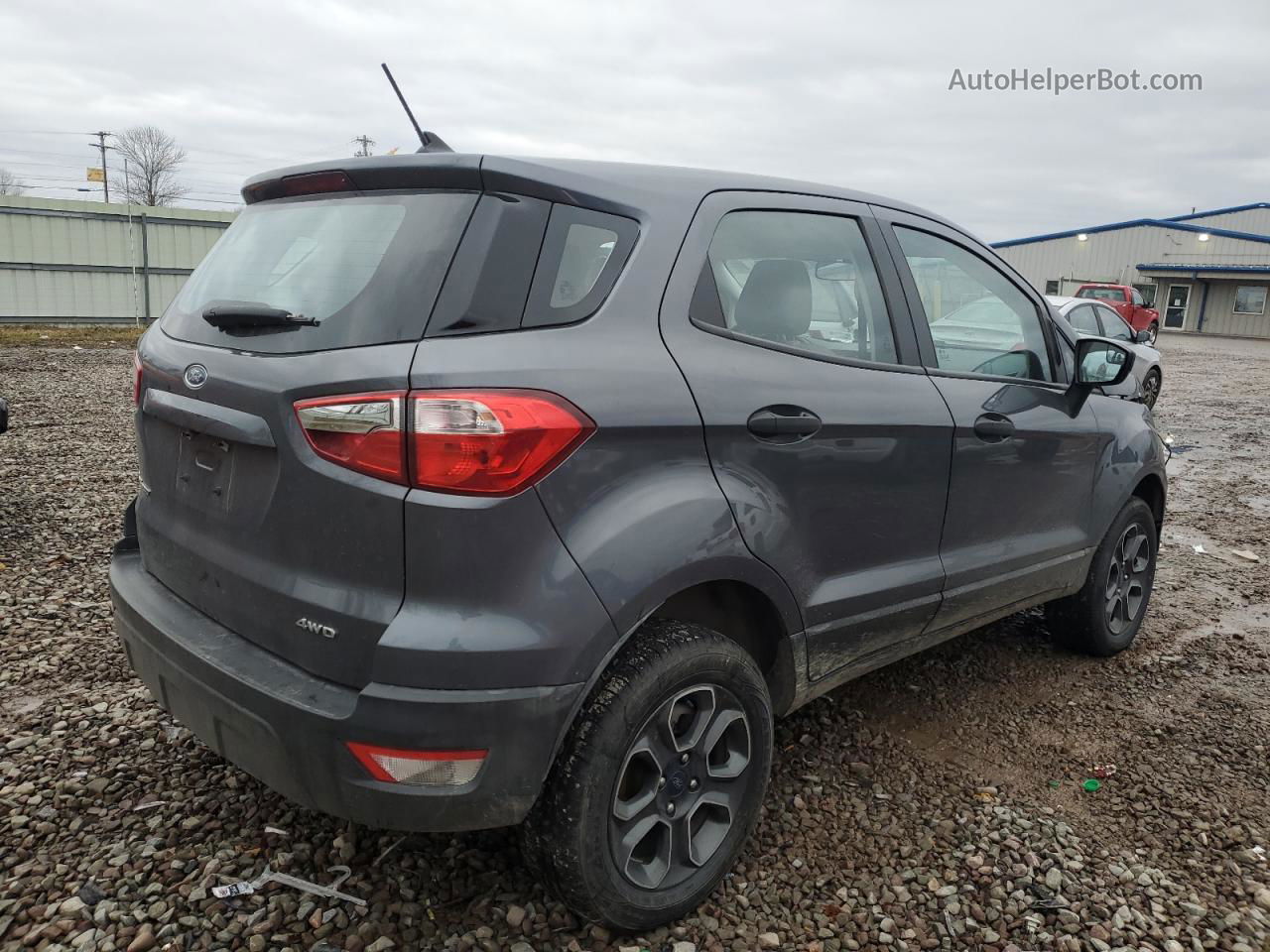 2020 Ford Ecosport S Серый vin: MAJ6S3FL6LC356503