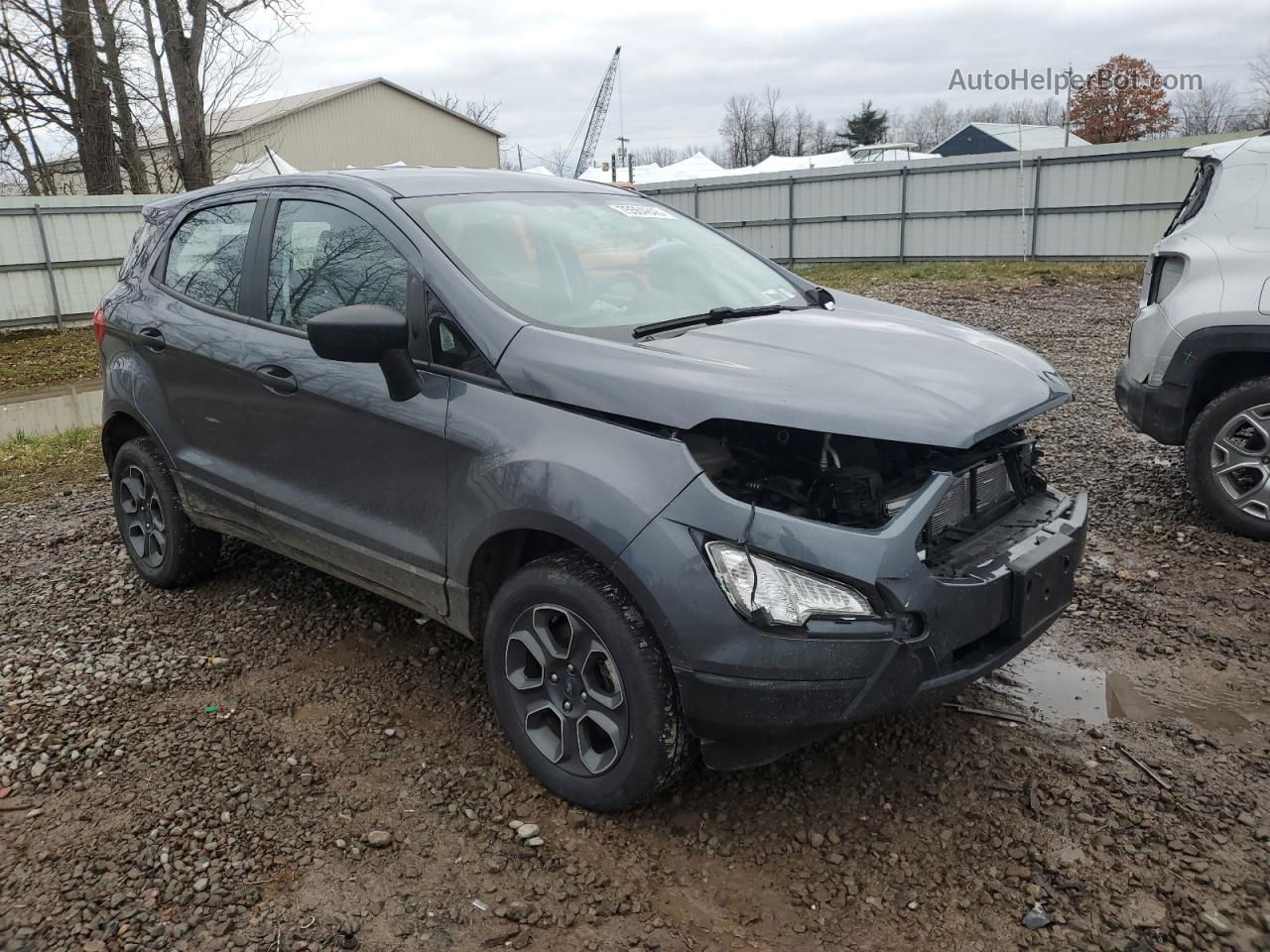 2020 Ford Ecosport S Gray vin: MAJ6S3FL6LC356503