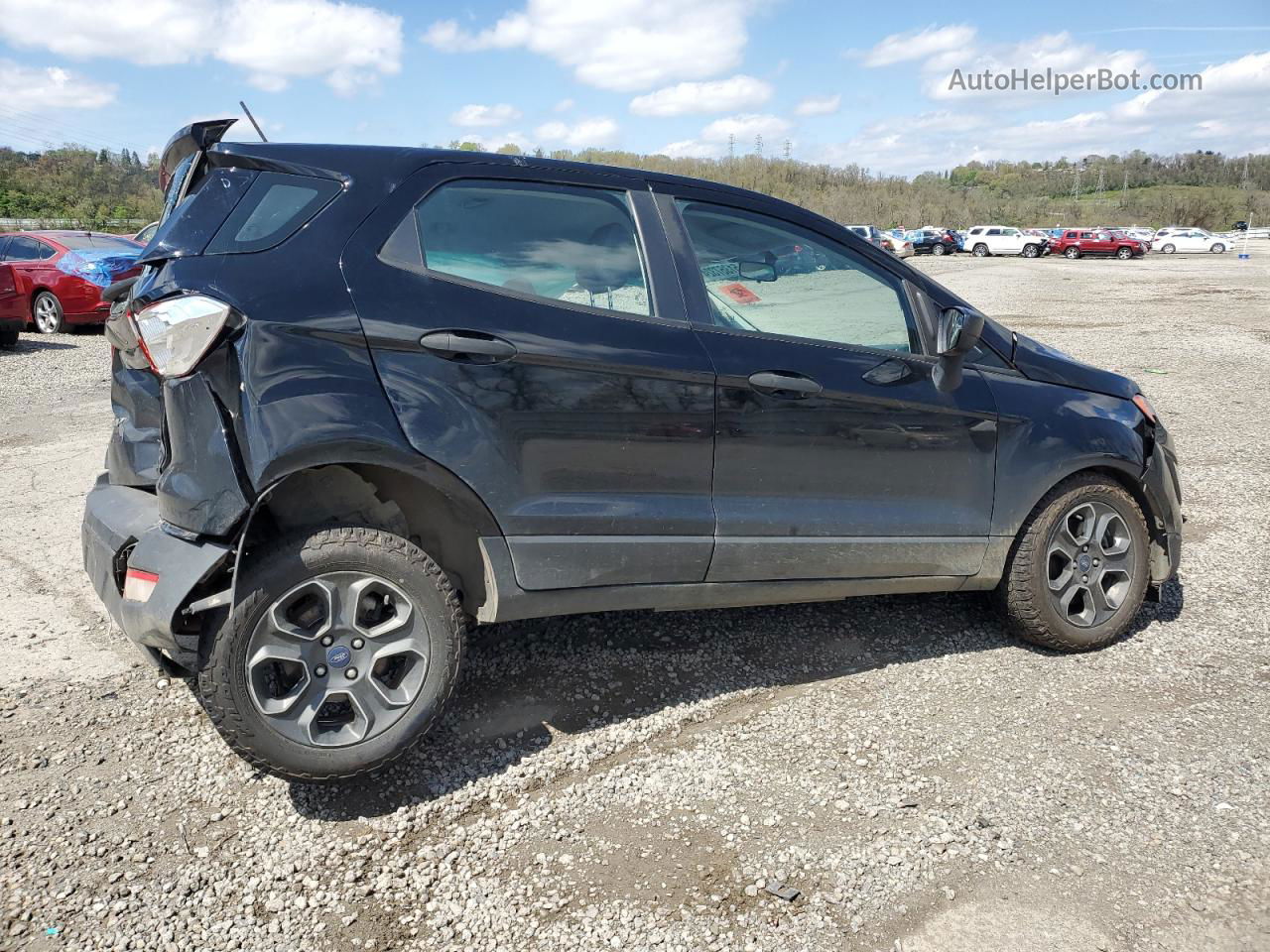 2020 Ford Ecosport S Black vin: MAJ6S3FL7LC388747