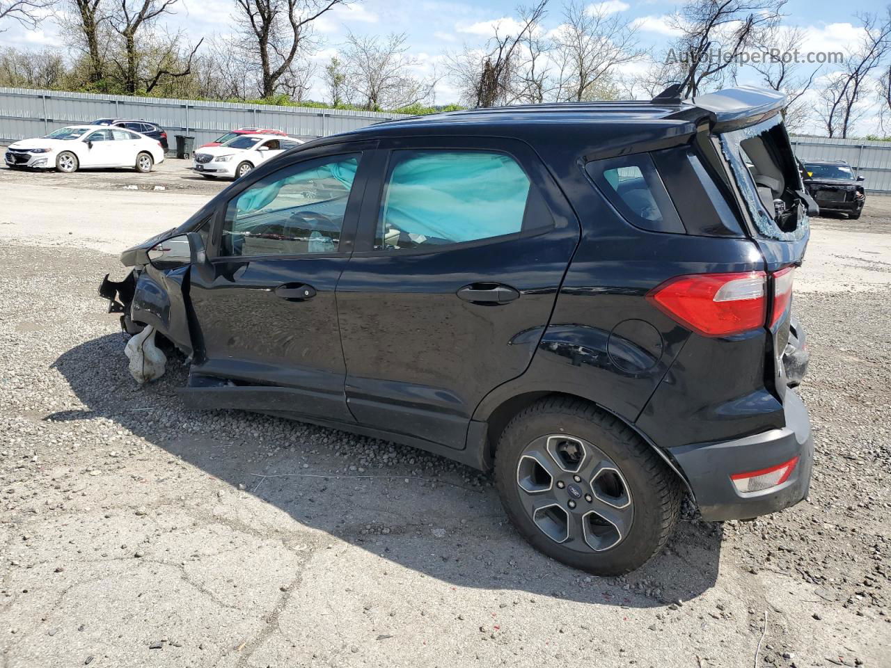 2020 Ford Ecosport S Черный vin: MAJ6S3FL7LC388747