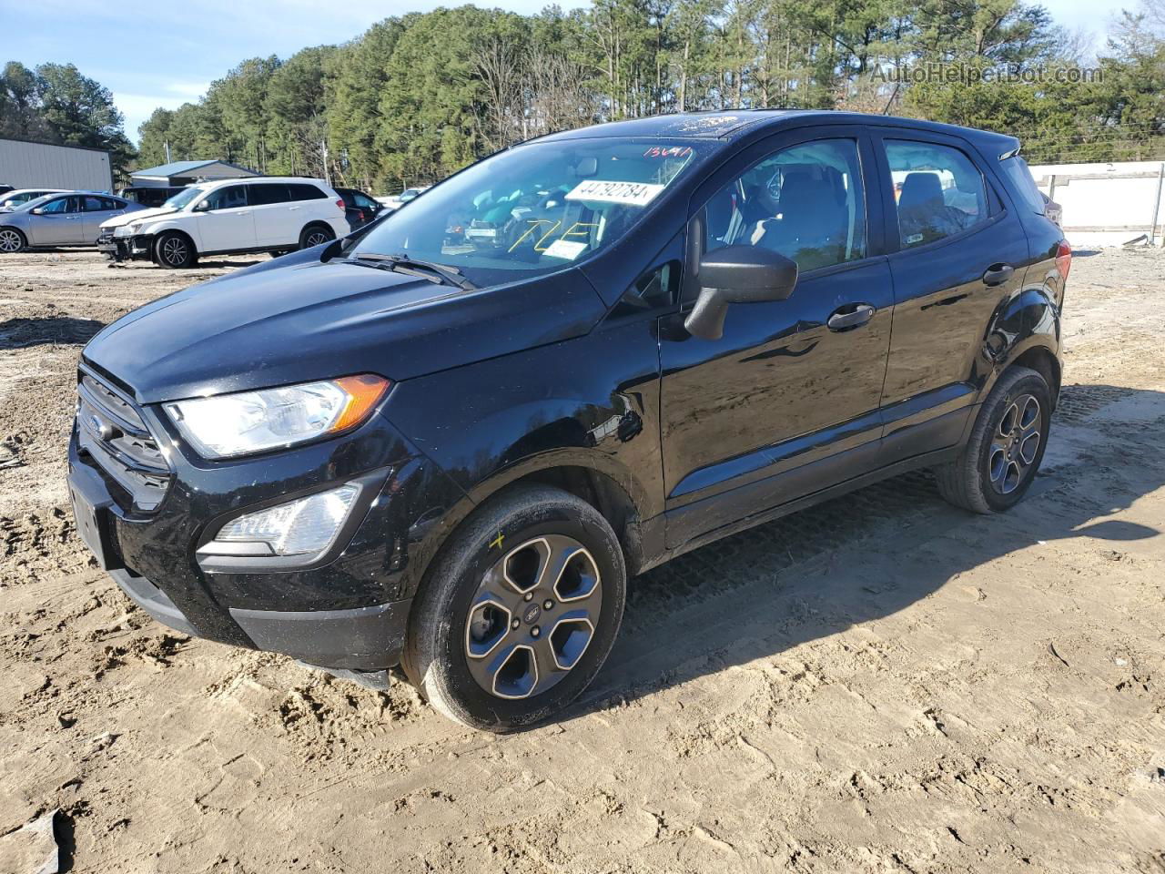 2020 Ford Ecosport S Black vin: MAJ6S3FL9LC334141