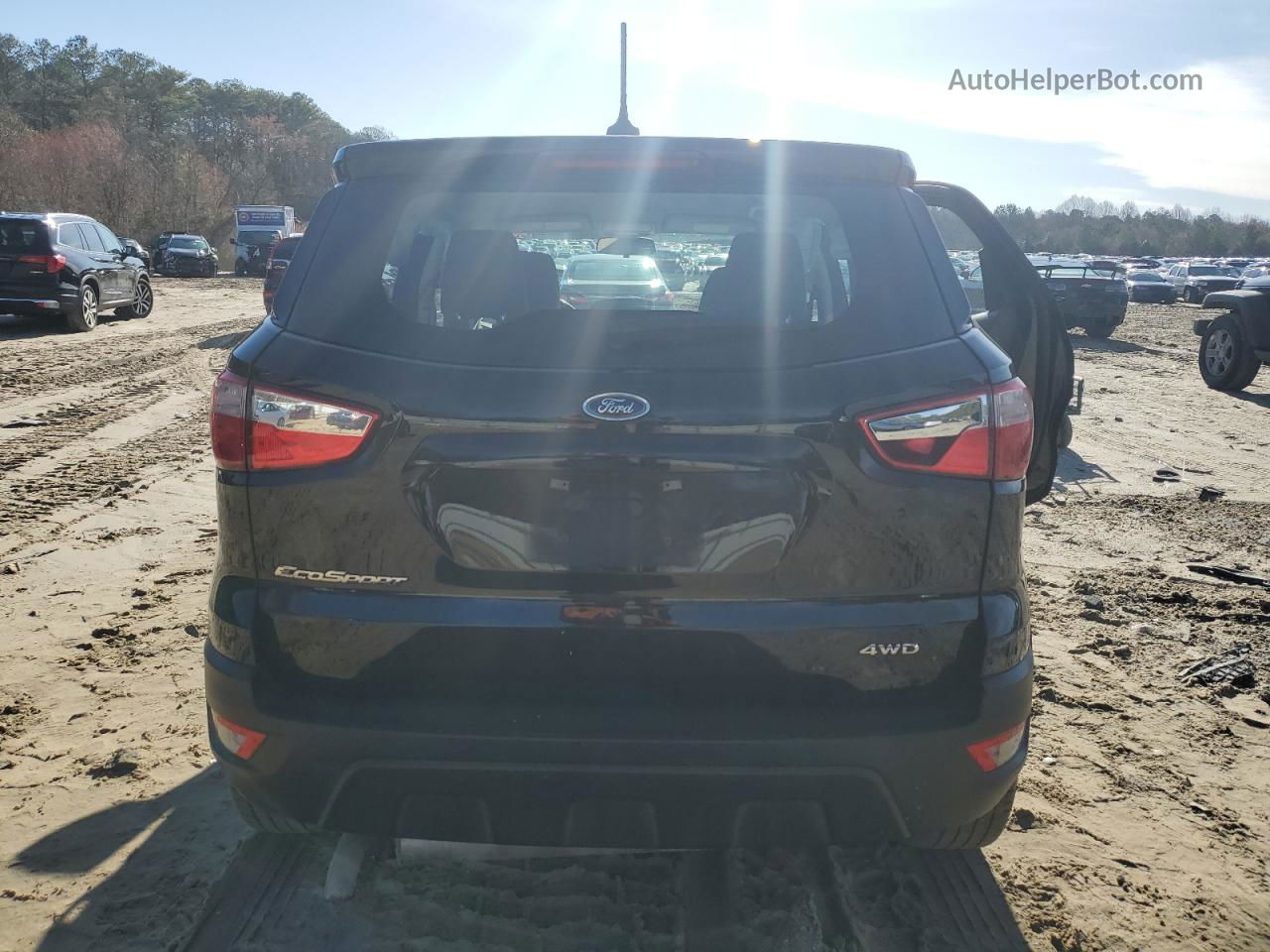 2020 Ford Ecosport S Black vin: MAJ6S3FL9LC334141