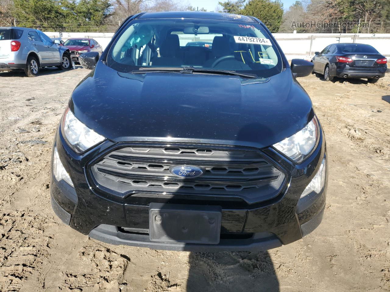 2020 Ford Ecosport S Black vin: MAJ6S3FL9LC334141