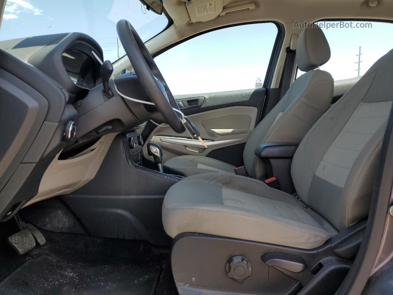 2019 Ford Ecosport S Серый vin: MAJ6S3FLXKC309408