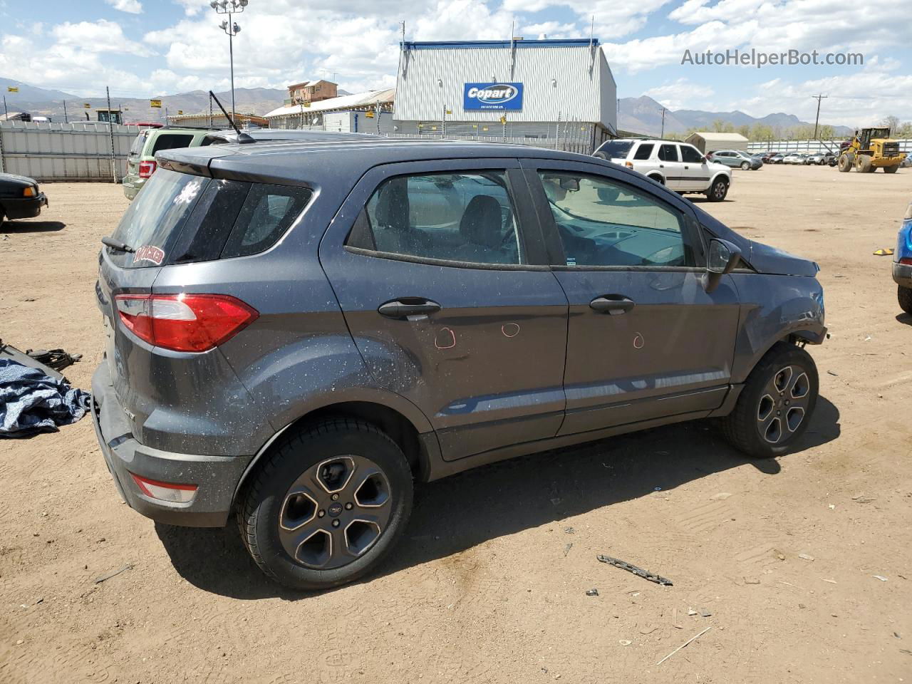 2019 Ford Ecosport S Серый vin: MAJ6S3FLXKC309408