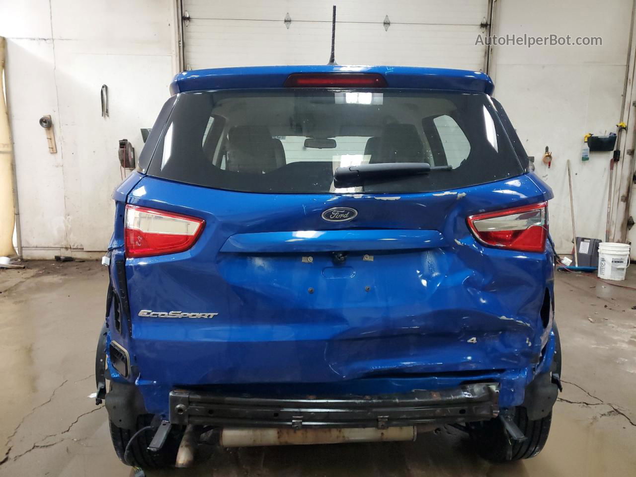 2020 Ford Ecosport S Blue vin: MAJ6S3FLXLC322533