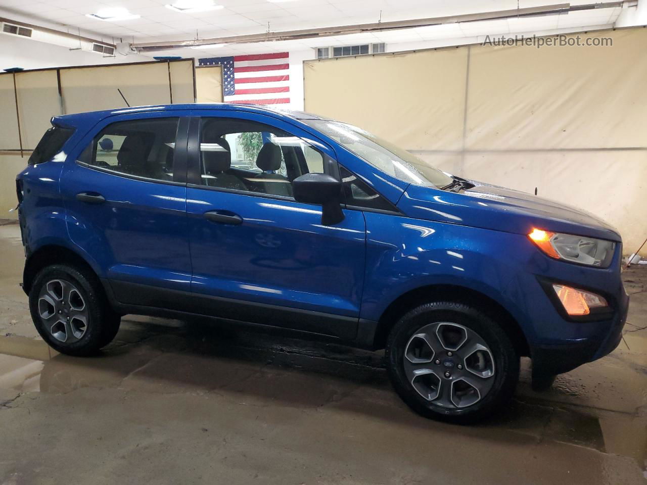 2020 Ford Ecosport S Blue vin: MAJ6S3FLXLC322533