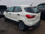 2020 Ford Ecosport S White vin: MAJ6S3FLXLC368430