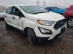 2020 Ford Ecosport S White vin: MAJ6S3FLXLC368430