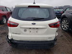 2020 Ford Ecosport S White vin: MAJ6S3FLXLC368430