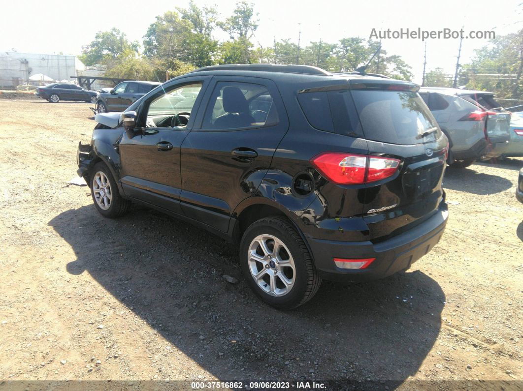 2019 Ford Ecosport Se Black vin: MAJ6S3GL0KC259620