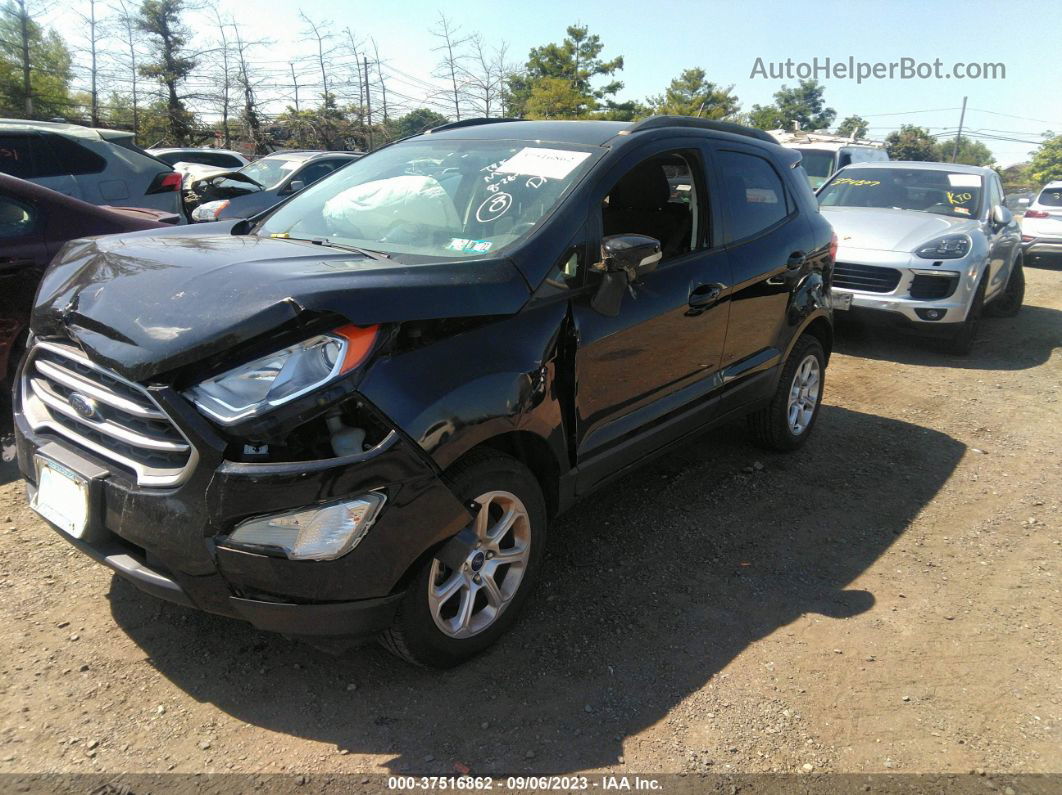 2019 Ford Ecosport Se Черный vin: MAJ6S3GL0KC259620